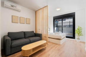 apartamentos con piscina de invierno y garaje